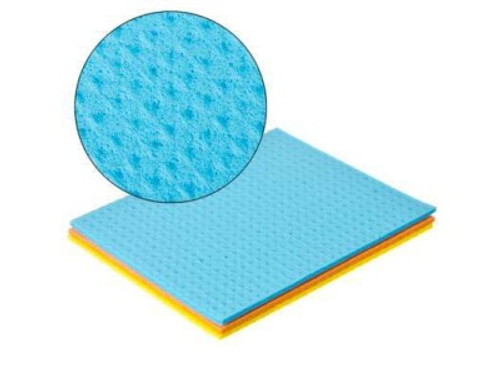 Набор салфеток из целлюлозы для кухни 15*15см (3шт/уп) VETTA (45шт/кор)