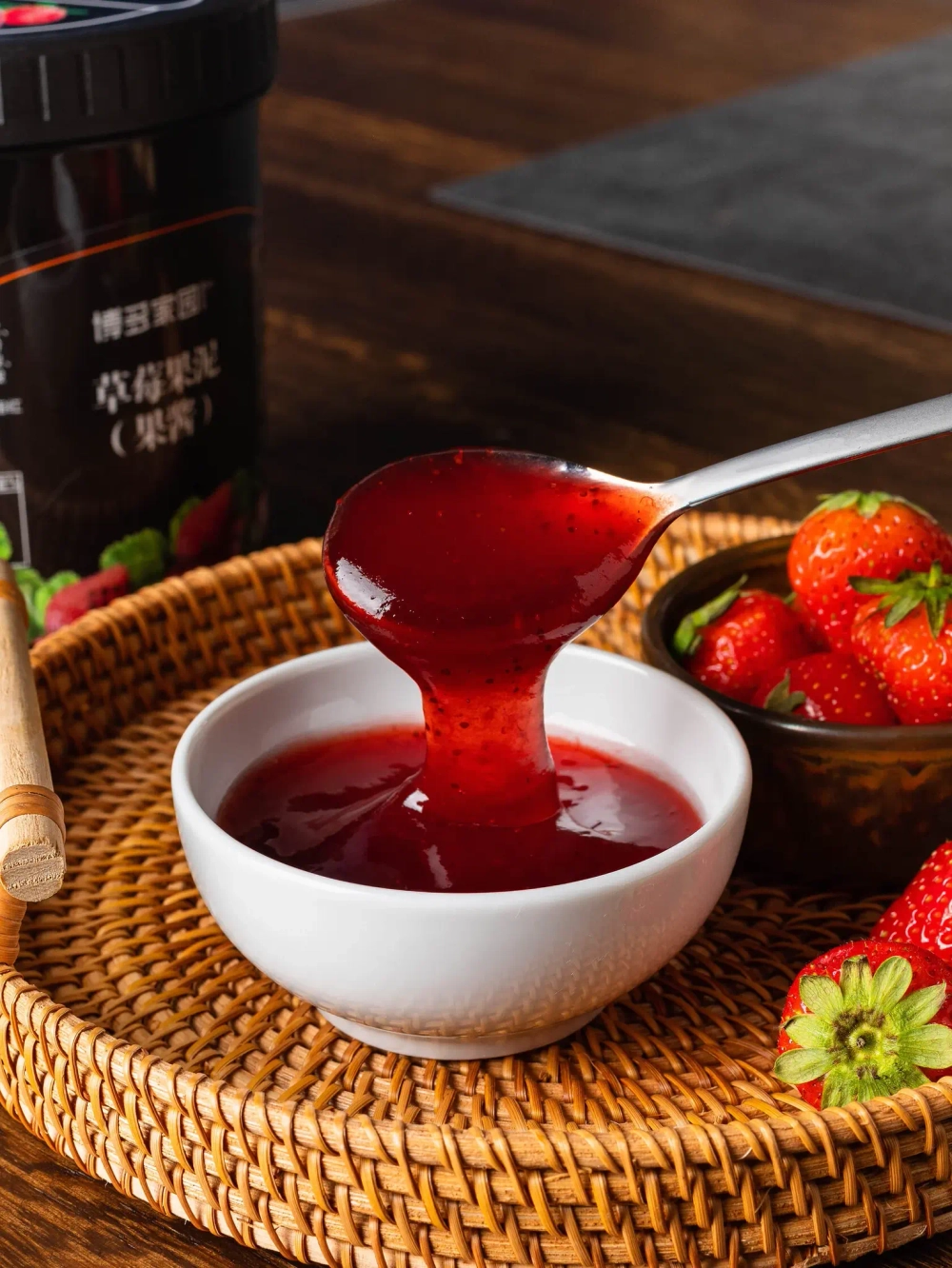 Джем со вкусом КЛУБНИКИ (вес нетто-1,3 кг, брутто-1,4 кг)