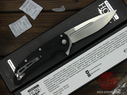 Складной нож НОКС Ягуар С 343-100406 c клинком из стали D2, рукоять G10