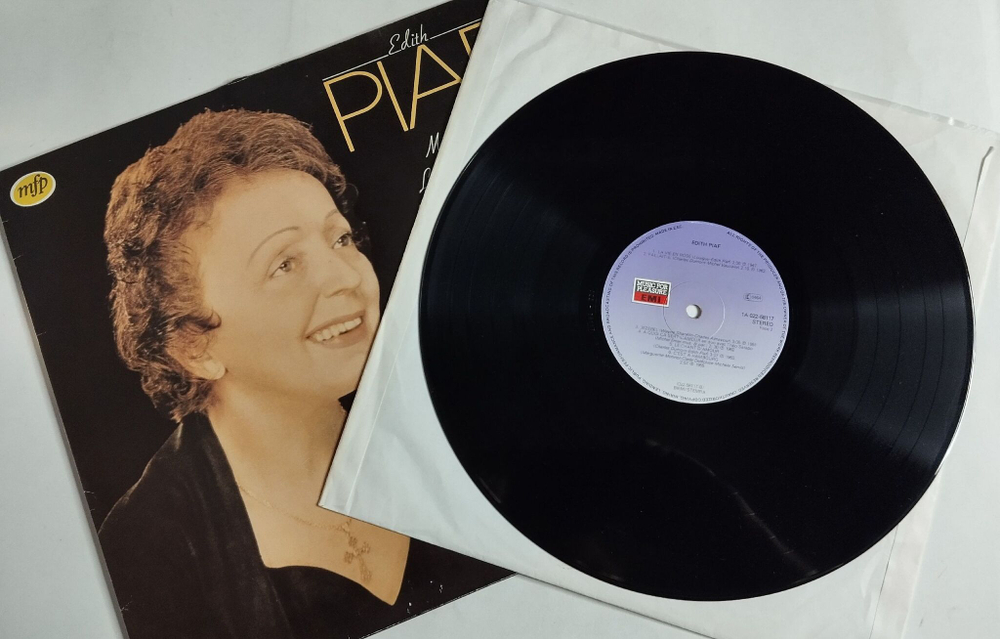 Винтажная виниловая пластинка LP Edith Piaf Milord (Holland 1983)