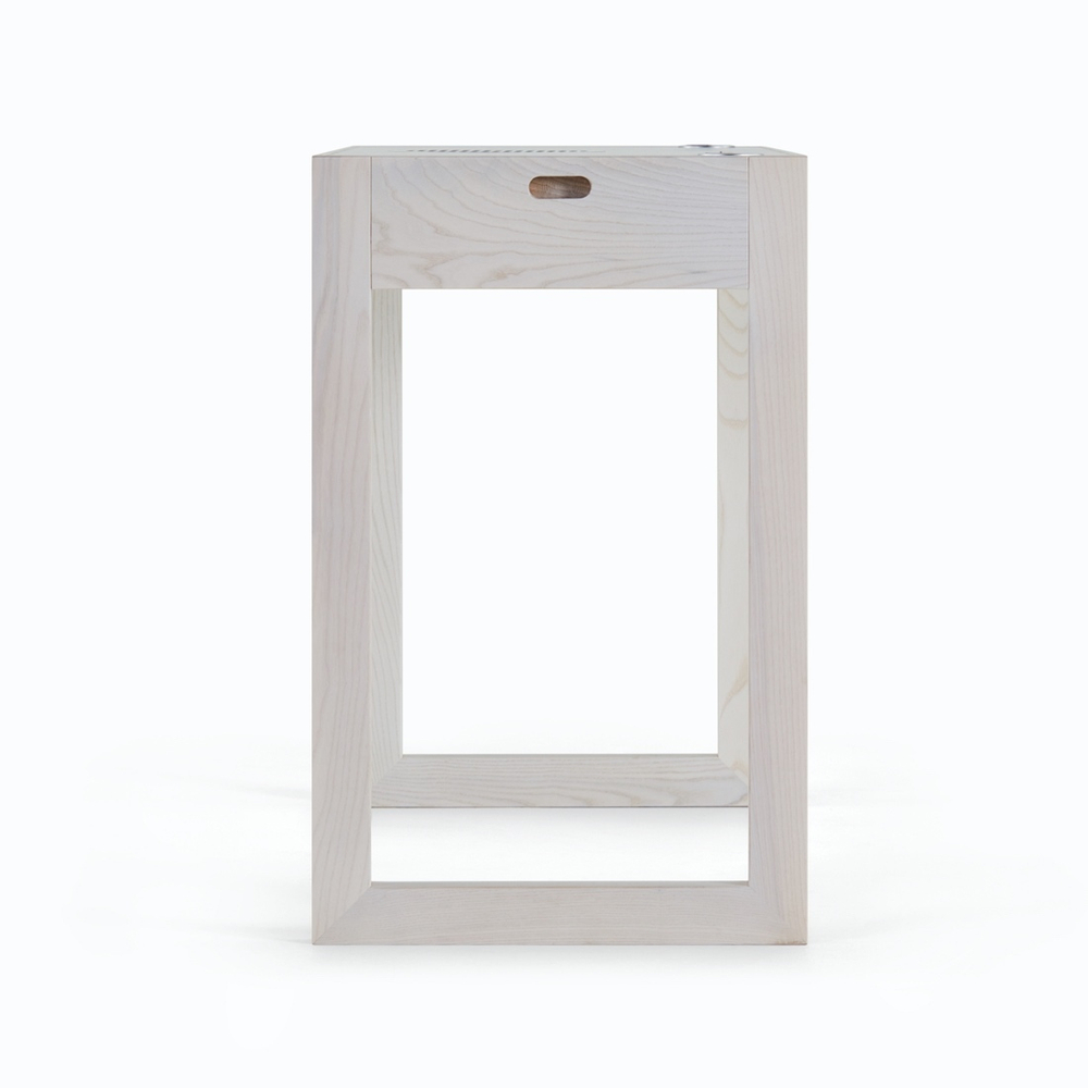 Стол для маникюра со встроенной вытяжкой MODEL E WHITE EDITION