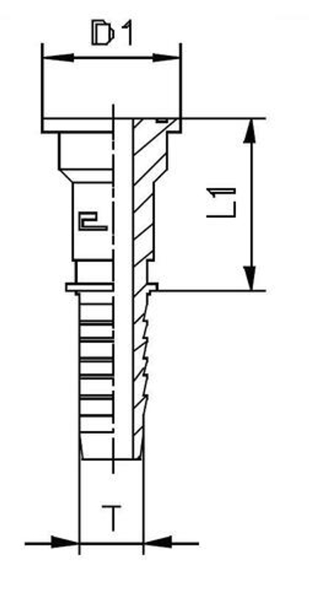Фитинг DN 25 SFL 1 44.5 CAST