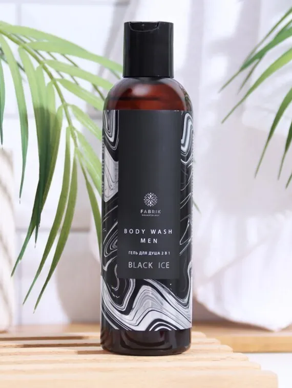 Гель для душа парфюмированный 2 в 1 Black Ice, Fabrik Cosmetology, 250 мл