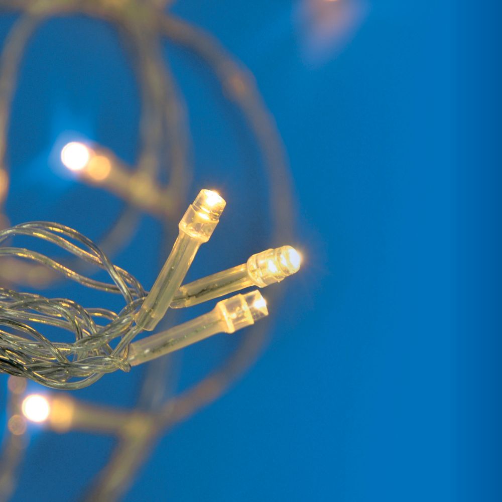 ULD-C3020-264-TTK WARM WHITE IP44 Занавес светодиодный с эффектом мерцания. 3х2м. 264 светодиода. Теплый белый свет. Провод прозрачный. TM Uniel