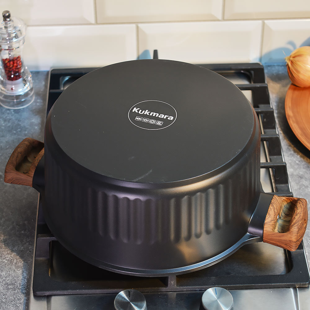 Кастрюля 4,2л Ristretto Stella, а/пр литая со стеклянной крышкой