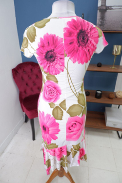 Платье с цветами 44-46 размер