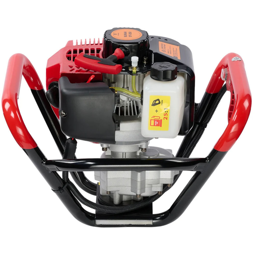 Мотобур BURAN DT-250+шнек HARDDRILL 200х800+удлинитель PLUS-500