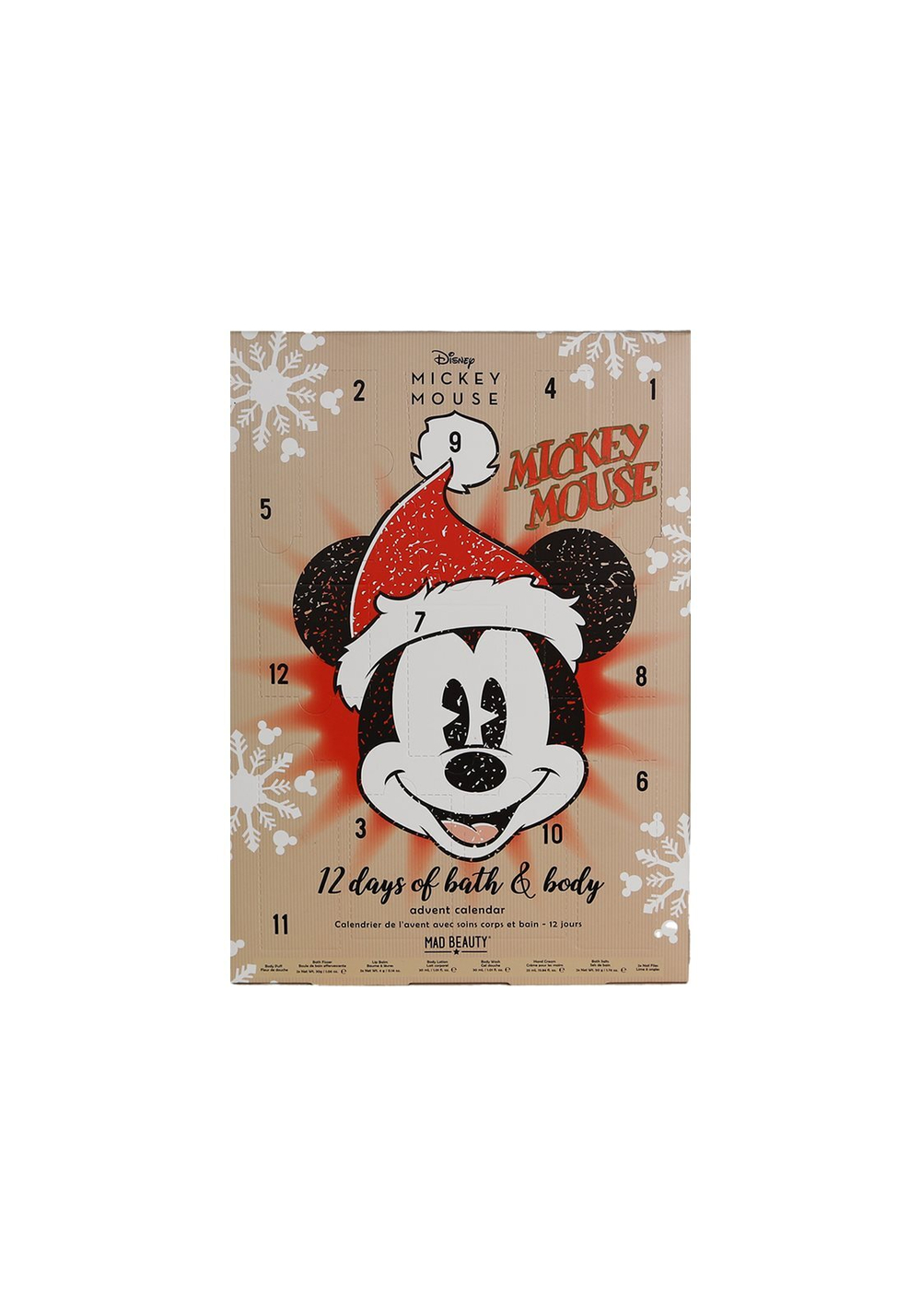 Mad Beauty Mickey Mouse Jingle All The Way - 12 Day Advent Calendar - календарь появления /   / GTIN 5060895833768