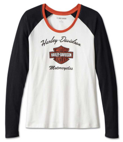 Лонгслив First-Class Long Sleeve Raglan Tee Harley-Davidson