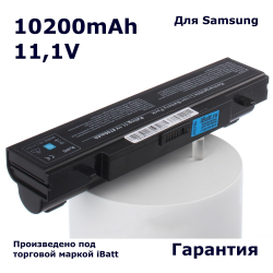 Аккумулятор iBatt 10200mAh, для 300V5A-S10 550P7C 550P5C-S03 NP-R720 310E5C 350E5C-S04 355V4C-S01 R408 300V4A-A06 RC530-S04