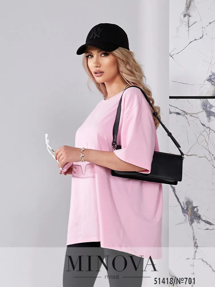 Футболка 701-розовый Minova