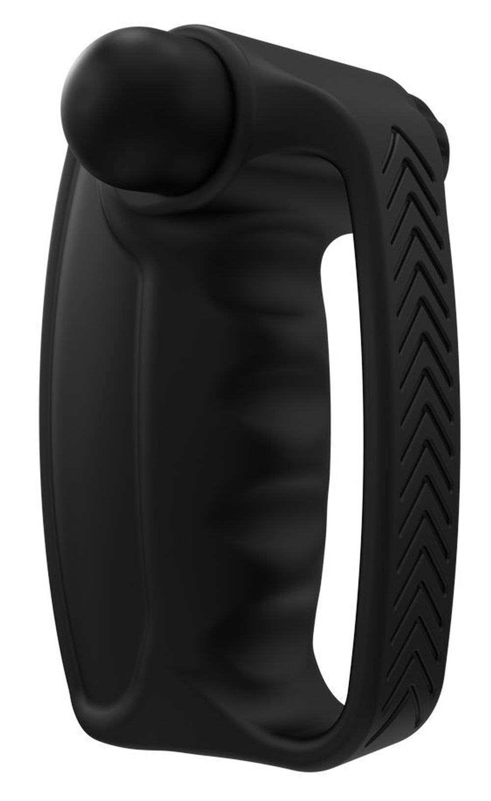 Черный вибромастурбатор Hand Vibe (Цвет: черный)