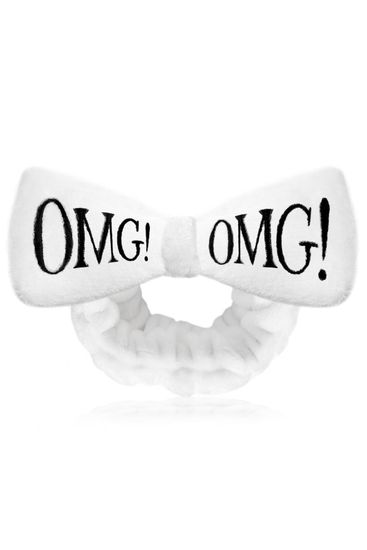 Double Dare Повязка для волос Бант белая - OMG! Hair Band White
