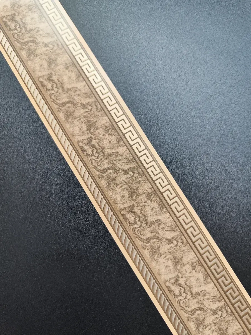 Бордюр для обоев бумажный 4 см окантовка лента бежевый