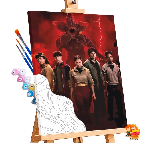 Картина по номерам Очень странные дела Stranger Things