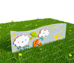 Забор уличный из экопластика Погода