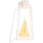 Сувенир с подсветкой «Пламя» 13*13*26 см (работает от 3*ААА), Белый