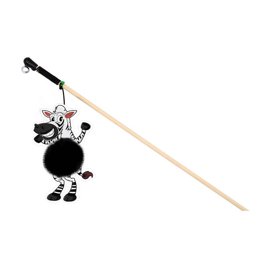 Махалка Дразнилка "Зебра на веревке" GoSi этикетка  Флажок sh-07417