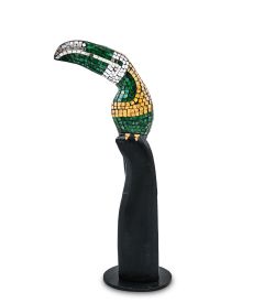 Decor and Gift 23-029-04 Н-р статуэток из трех «Тукан» дерево+стекл.мозаика (50,40,30 см)