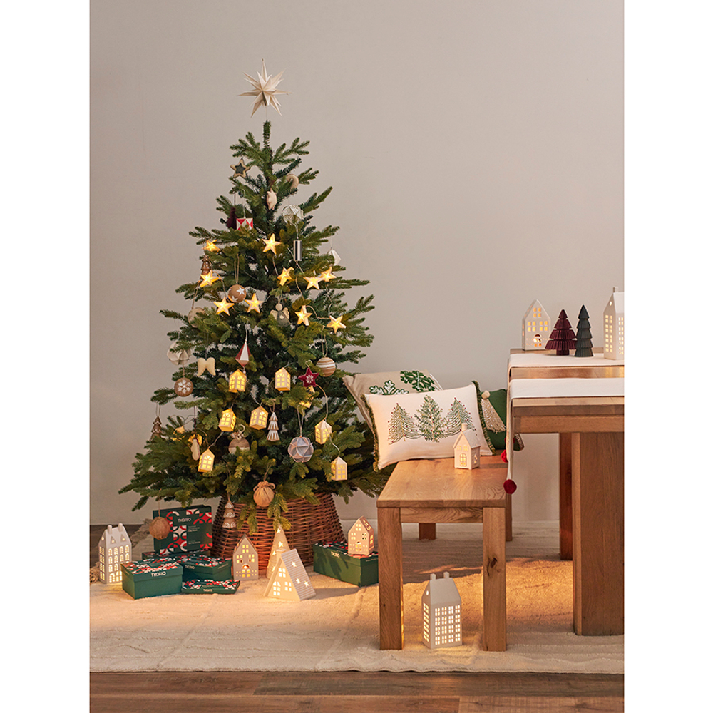 Подушка декоративная с вышивкой christmas tree из коллекции new year essential, 30х45 см