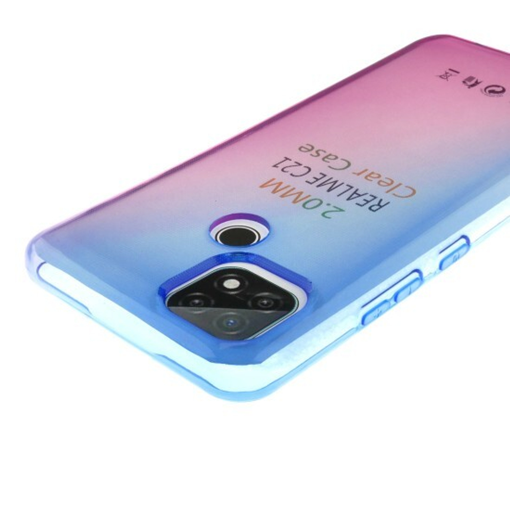 Чехол для Realme C21 Градиент, ТПУ, 012964