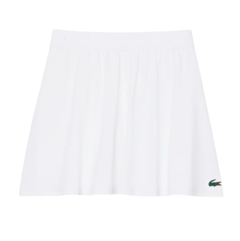Теннисная юбка Lacoste Sport Ultra Dry Stretch Pique - white