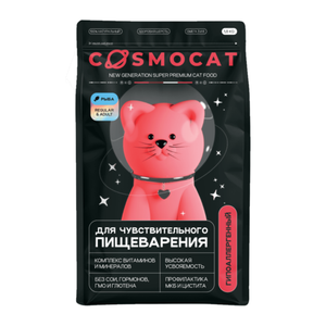Сухой корм Cosmocat для взрослых кошек с рыбой