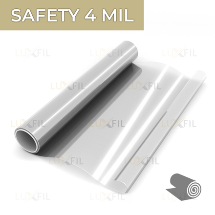 Пленка защитная бронированная SAFETY 4 MIL LUXFIL, 0,91x30м. (рулон)