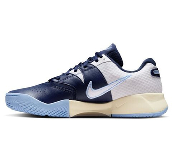 Мужские кроссовки теннисные Nike Court Lite 4 - white/psychic blue/midnight navy
