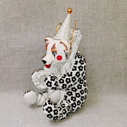 Ёлочная игрушка Медвежонок с кристаллом