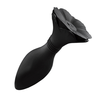 Черный анальный вибромассажер Morning Glory RСT - 12,8 см. (Цвет: черный)