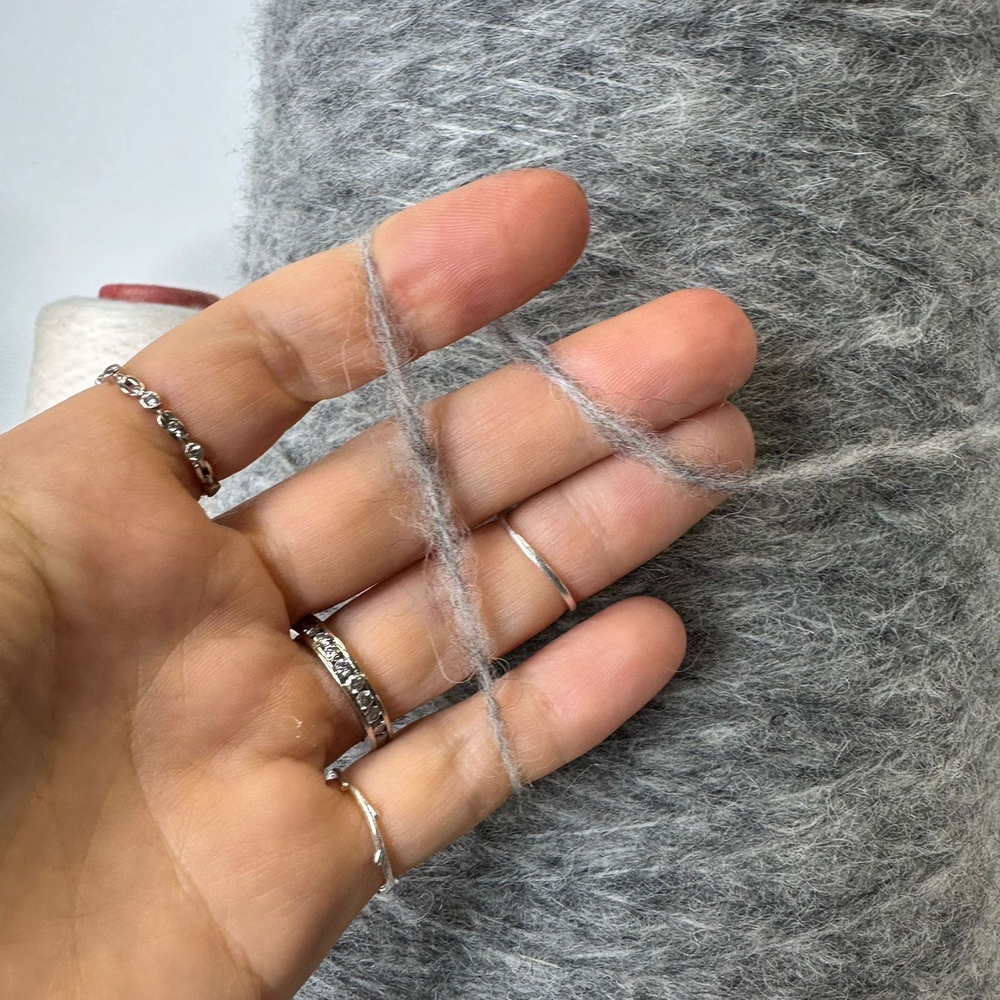 MACHUPICHU - Fashion Mill S.R.L; 37% baby альпака, 36% меринос, 27% п/а; 360м/100гр; цвет: серый меланж