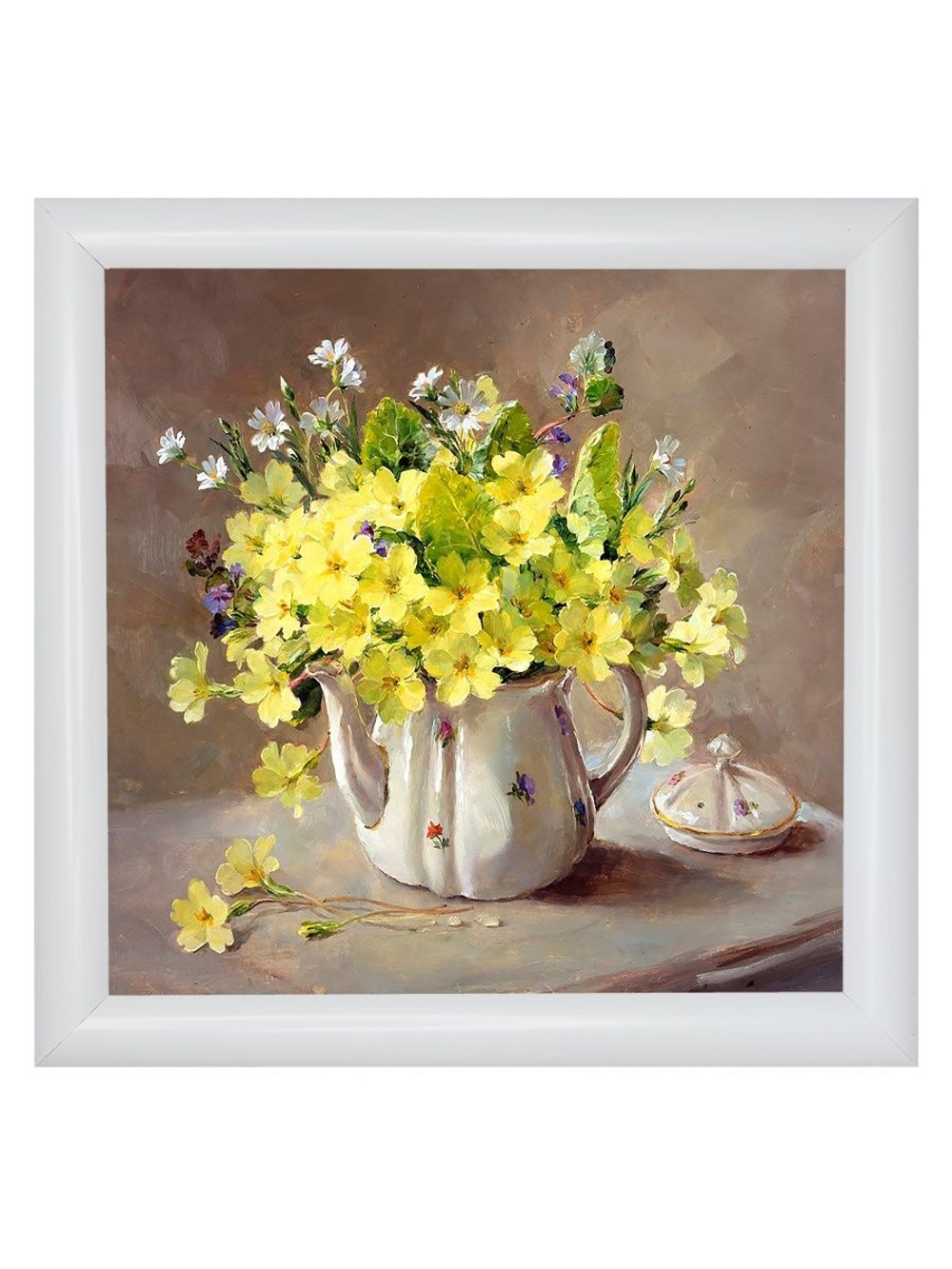 Картина на стену для интерьера на холсте в раме 23*23 см