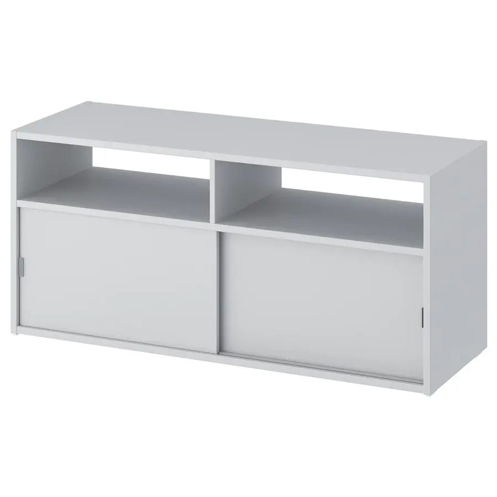 Тумба под ТВ - IKEA SPIKSMED/СПИКСМЕД ИКЕА, 97х32х4 см, серый