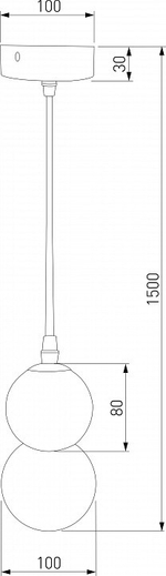 Подвесная люстра Eurosvet Polar 50250/1 LED черный