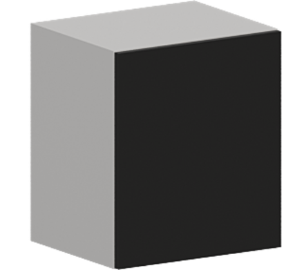 Кухня Модуль ШВГ 409 Ликато / Черный матовый