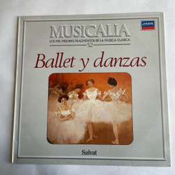 Винтажная виниловая пластинка LP Сборник Классических Балетов, Musicalia 52. Ballet Y Danzas (Испания 1987) (Коппелия, Ромео И Джульетта, Родео)