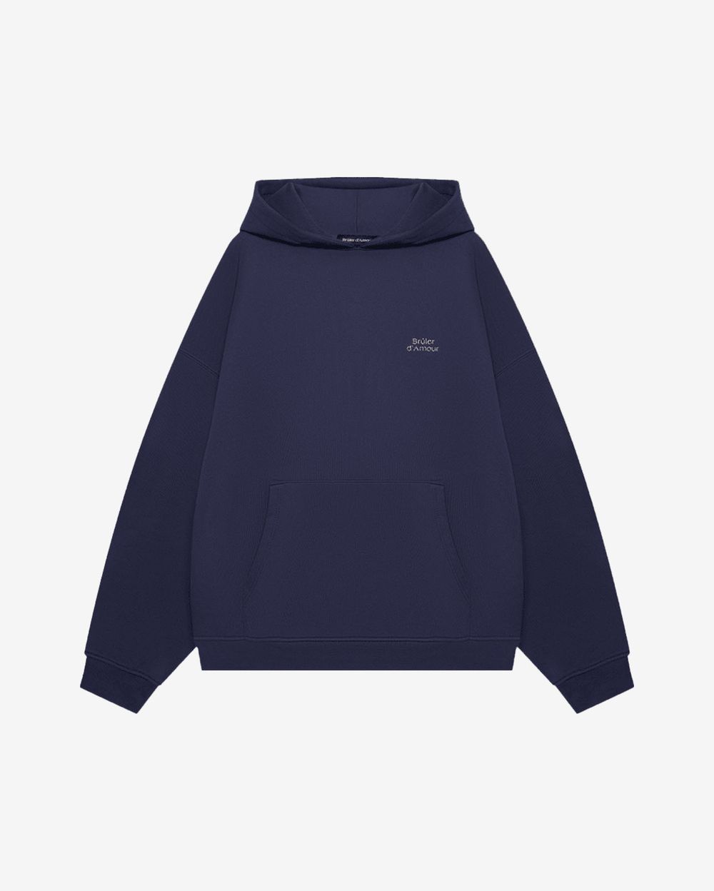 Худи Bruler d'Amour Logo de base 04 темно-синее