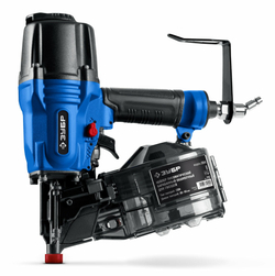 ЗУБР CSN-65, пневматический обшивочный нейлер для барабанных гвоздей ЗУБР CSN (38-65 мм) Профессионал (31922)