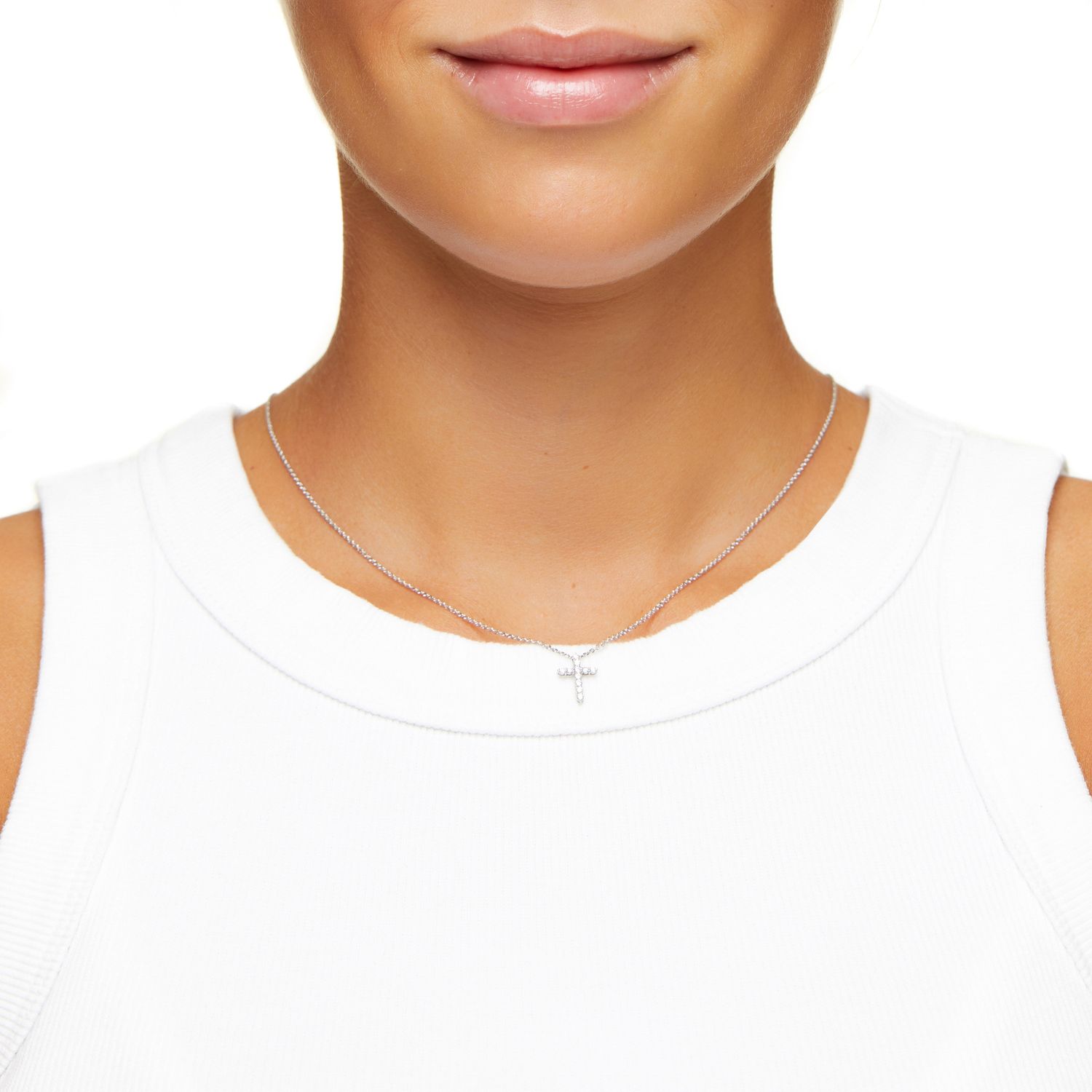 Колье Classic Cross By VLV – 1.5 mm