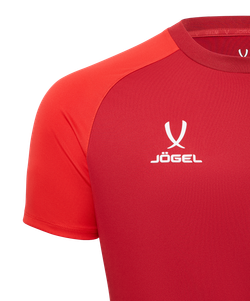 Футболка тренировочная JOGEL PREMIER PerFormDRY Training Tee, темно-красный/красный