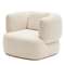 Кресло Martina, белое букле