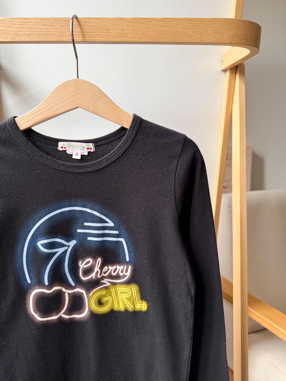 Хлопковый лонгслив Bonpoint, 128