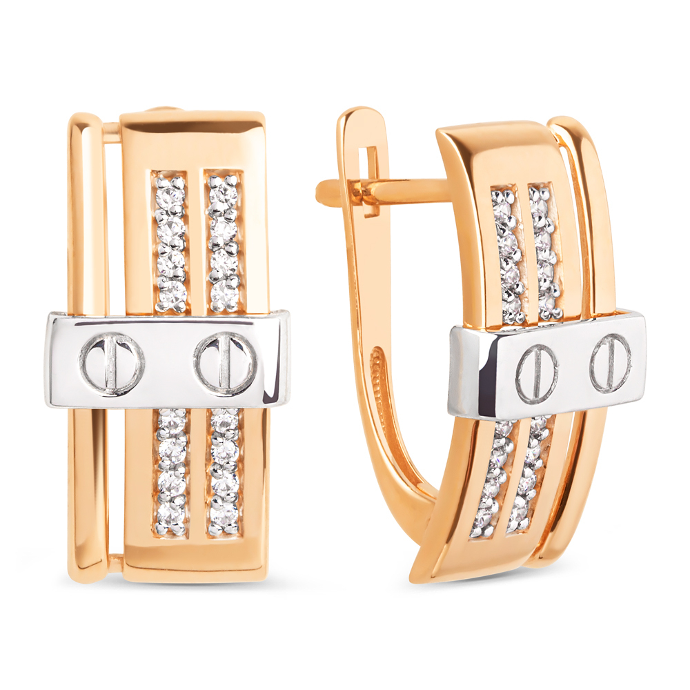 Серьги из золота 585 пробы