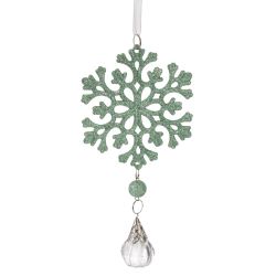 GAEM Украшение новогоднее "Снежинка", L6,5 W2 H15 см