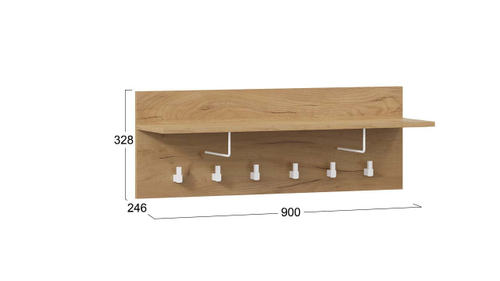 Вешалка комбинированная «Хилтон» Исп.2.2