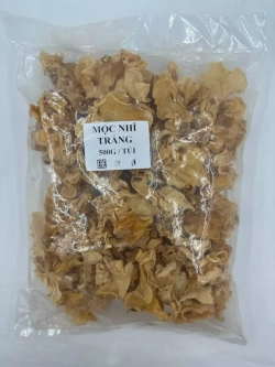 Белые  древесные сушеные грибы Муэр  , 500гр