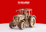 Сборная модель деревянная 3D EWA Трактор Беларус 2022