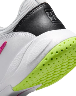 Детские теннисные кроссовки Nike Jr Court Lite 2 - white/hot lime/grey fog/laser fuchsia