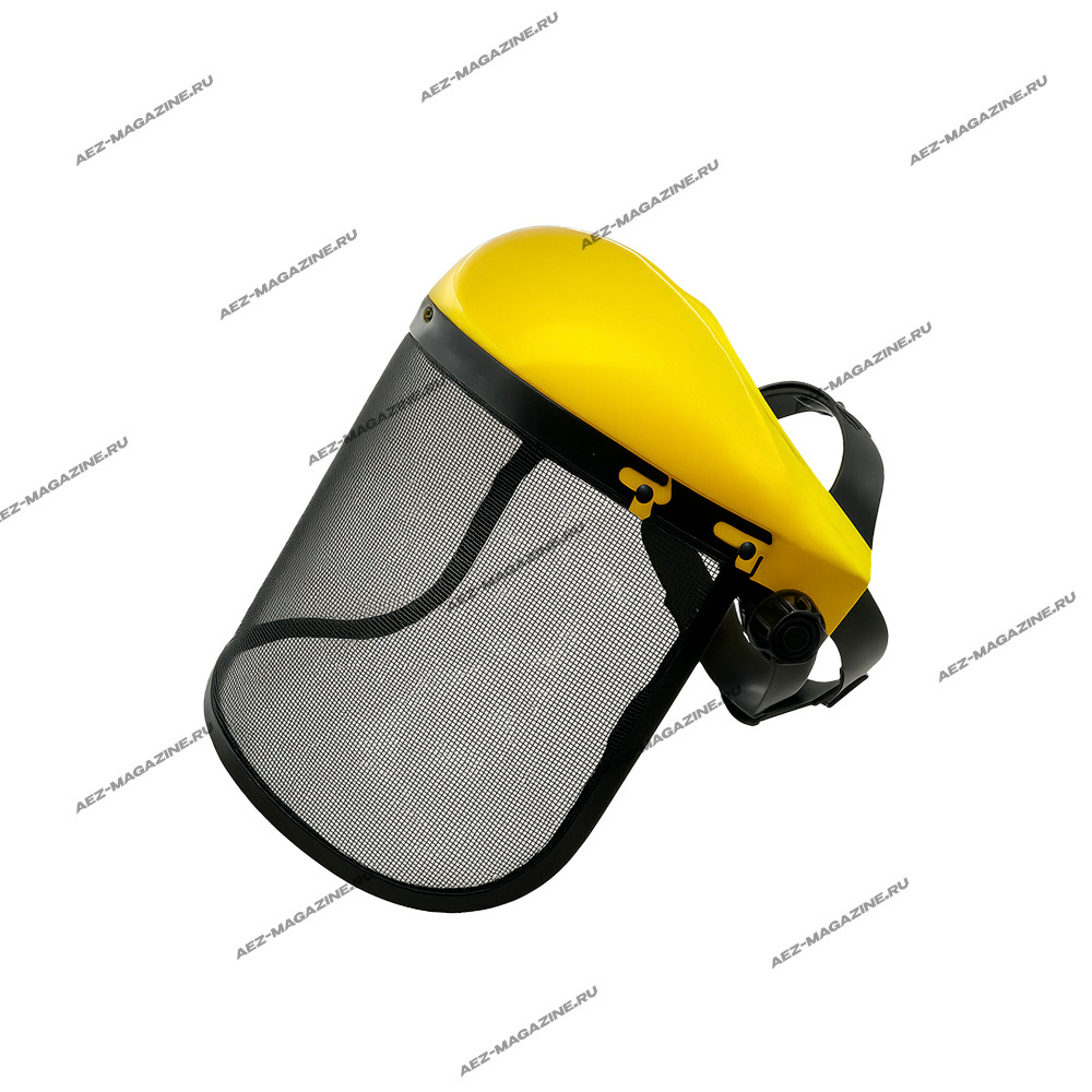 Защитный щиток регулируемый с железной сеткой